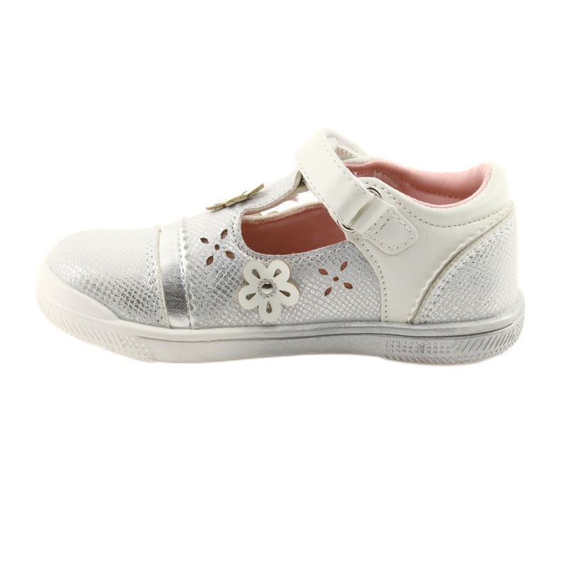 American Club GC20 flower girl ballerinas white grey 2