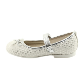 American Club GC16 velcro ballerinas pumps white grey 2 American Club GC16 velcro ballerinas pumps white grey 2