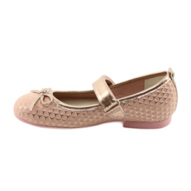 Ballerinas girls' bow American Club GC16 yellow pink 2