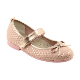 Ballerinas girls' bow American Club GC16 yellow pink 1