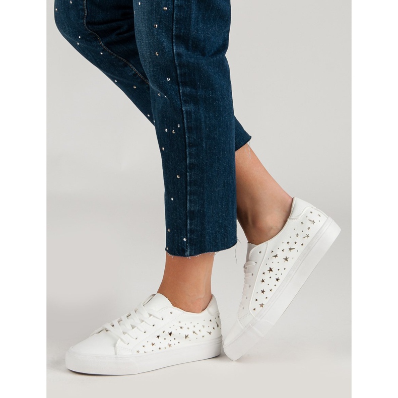 J. Star Low Sneakers With Stars white 1 J. Star Low Sneakers With Stars white 1