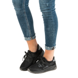 Ideal Shoes Slip-on Sports Shoes black 1