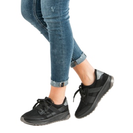 Ideal Shoes Slip-on Sports Shoes black 2