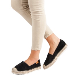 Black Suede Espadrilles 2