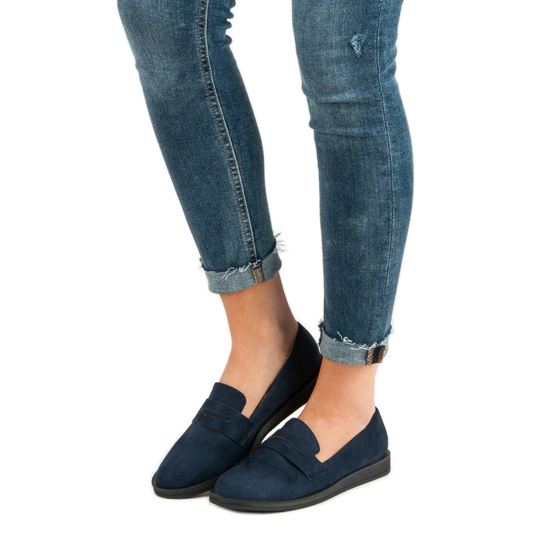 Best Shoes Navy blue casual loafers 1 Best Shoes Navy blue casual loafers 1