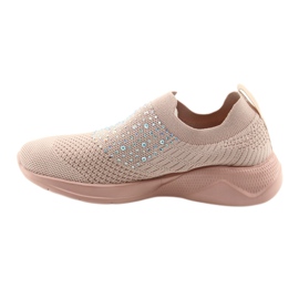 American Club America AD05 Women's Sports Shoes Pink with zircons 2