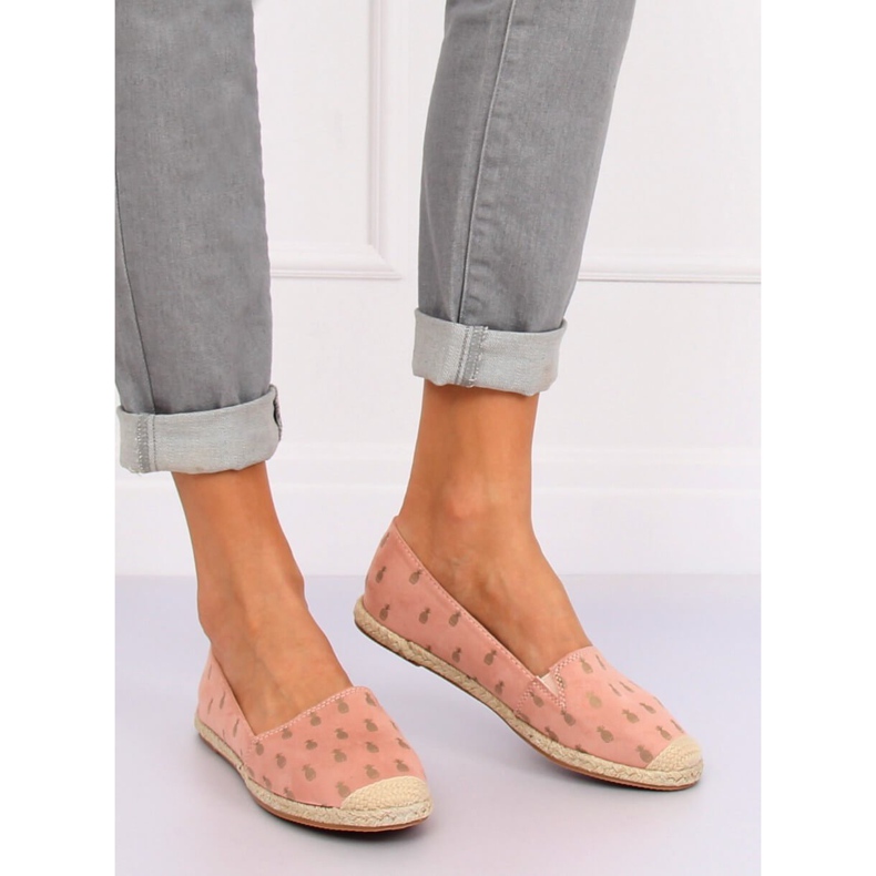 Espadrilles with pineapples pink 68-82 Pink 2