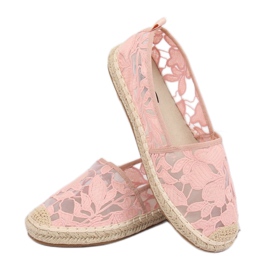 Pink openwork espadrilles 68-130 Pink 2