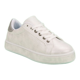 Lace-up Sports Shoes white 1 Lace-up Sports Shoes white 1