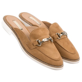 Elegant Women's Slippers brown 2