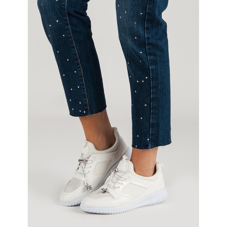 Sport Shoes With A Drawstring white 2