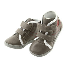Leather boys with Velcro 1423 gray Ren BUT grey 3 Leather boys with Velcro 1423 gray Ren BUT grey 3