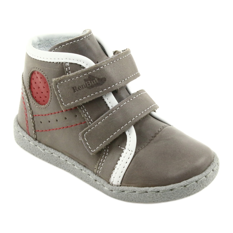 Leather boys with Velcro 1423 gray Ren BUT grey 1 Leather boys with Velcro 1423 gray Ren BUT grey 1