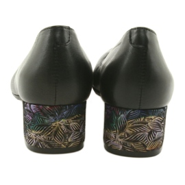 Arka Women's leather pumps black 5627 5 Arka Women's leather pumps black 5627 5