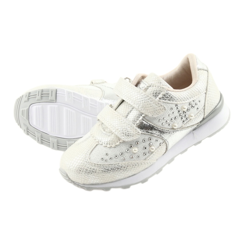 Sports girls American Club ES19 silver white grey 5 Sports girls American Club ES19 silver white grey 5