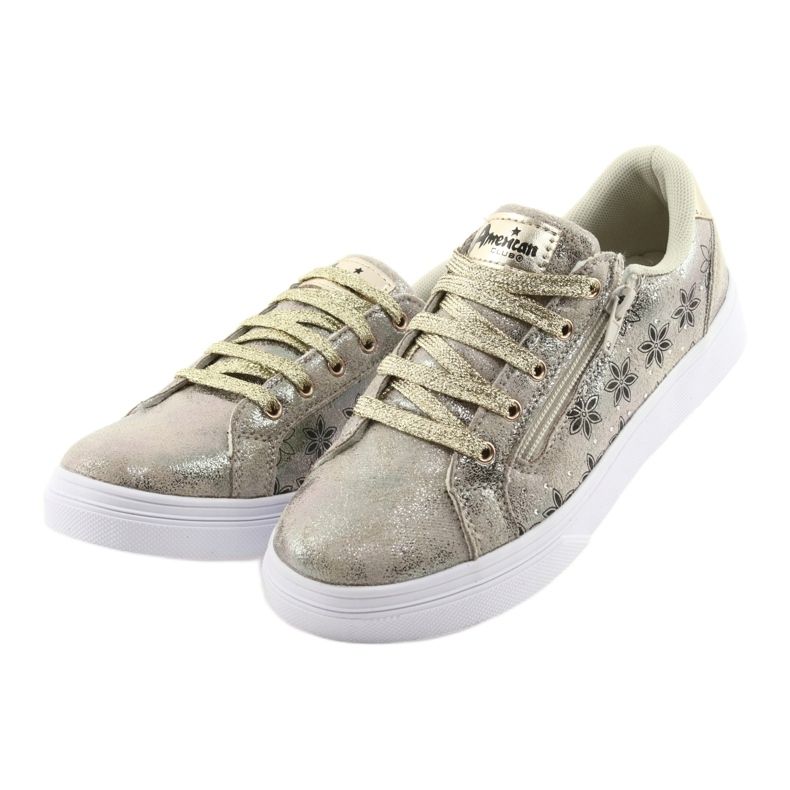 Sports girls' American Club ES13 gold slider black yellow 3