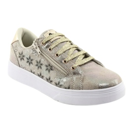 Sports girls' American Club ES13 gold slider black yellow 1