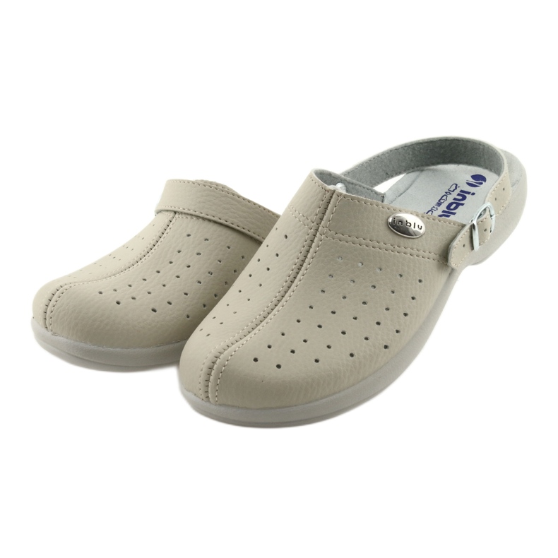 Slippers with a belt Inblu AE04 beige 3