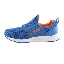 Bartek 55110 Slip-on blue sports shoes orange 2