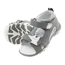 Sandals boys' turnips Bartek 51489 gray white grey 5
