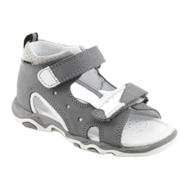 Sandals boys' turnips Bartek 51489 gray white grey 1
