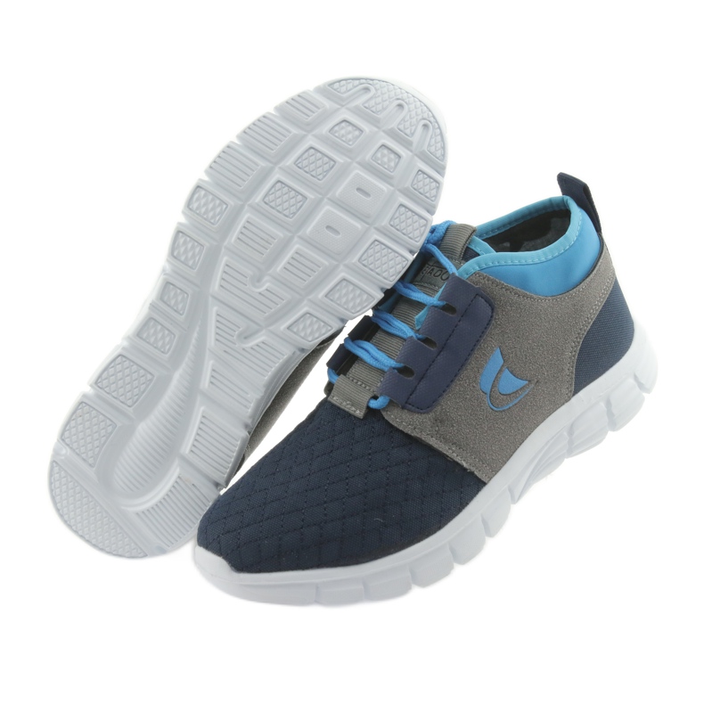 Befado children's shoes up to 23 cm 516Y035 blue grey navy blue 5 Befado children's shoes up to 23 cm 516Y035 blue grey navy blue 5