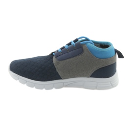 Befado children's shoes up to 23 cm 516Y035 blue grey navy blue 2 Befado children's shoes up to 23 cm 516Y035 blue grey navy blue 2