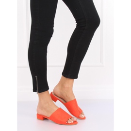 Orange women's orange slippers 1