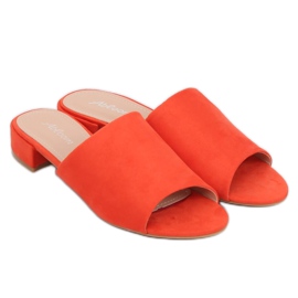 Orange women's orange slippers 2