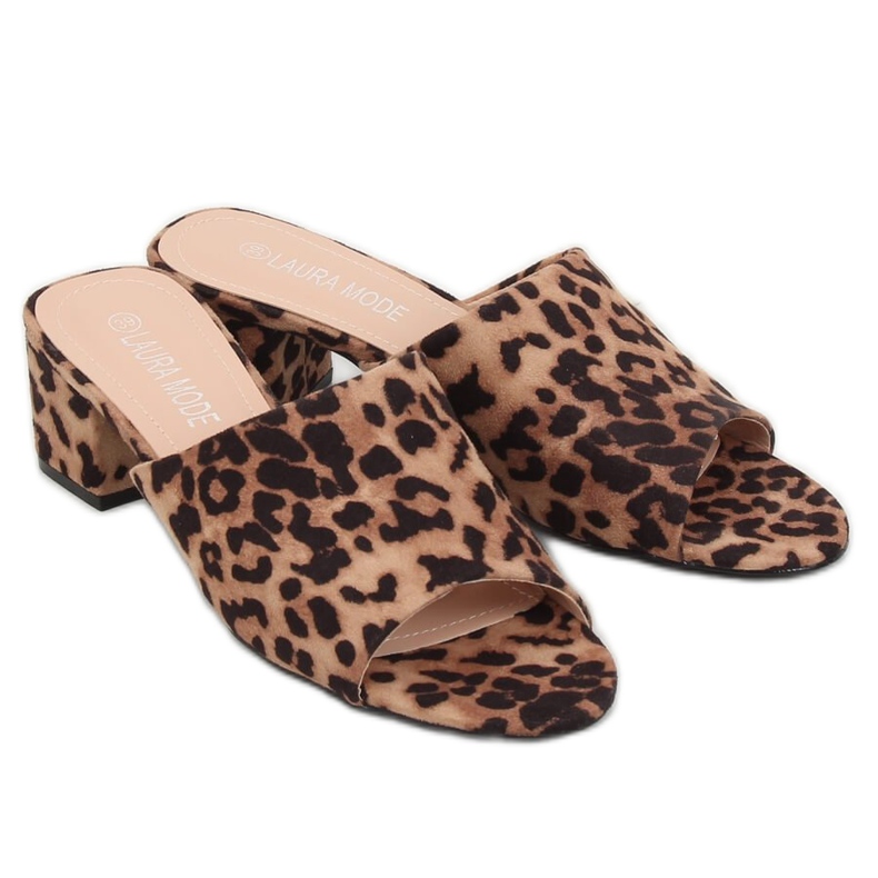High-heeled leopard QL-89 Leopard brown 2