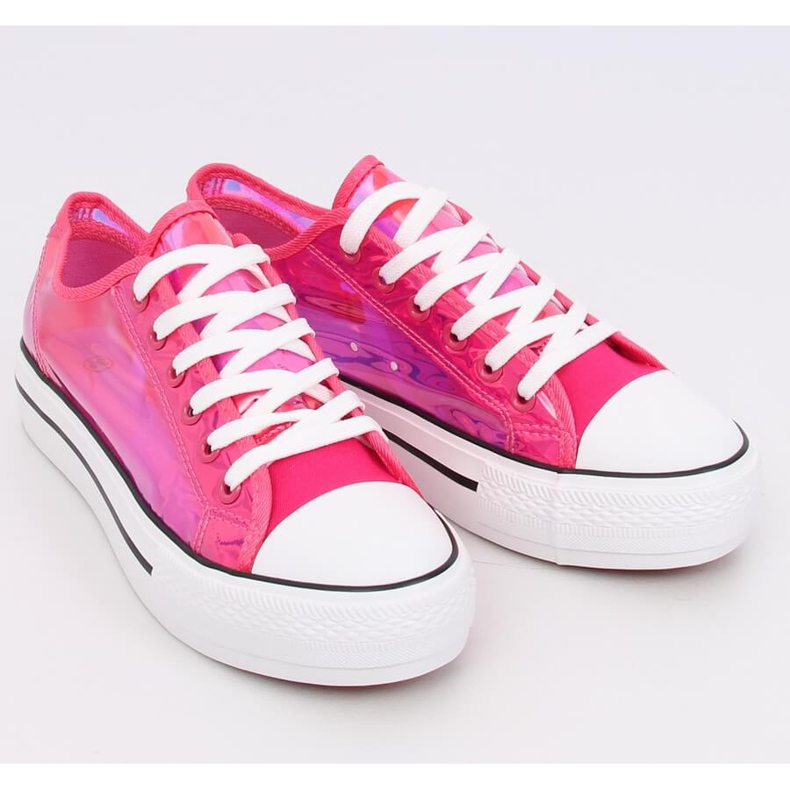 Pink XL19P Peachred petrol sneakers 1