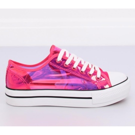 Pink XL19P Peachred petrol sneakers 2