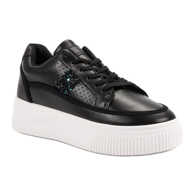 Black Creepers With Glitter 1