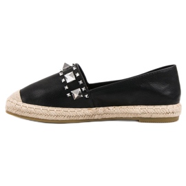 Bestelle Black Espadrilles With Studs 2