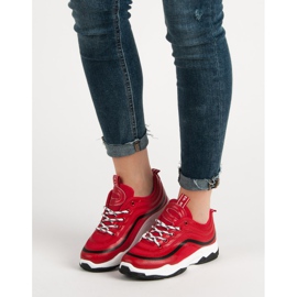 Textile Sport Shoes red 2