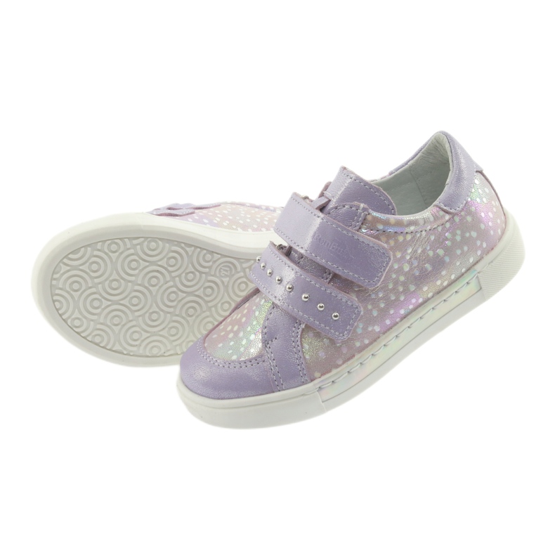 Velcro shoes Ren But 3229 light purple grey yellow 5