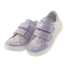 Velcro shoes Ren But 3229 light purple violet grey yellow 3