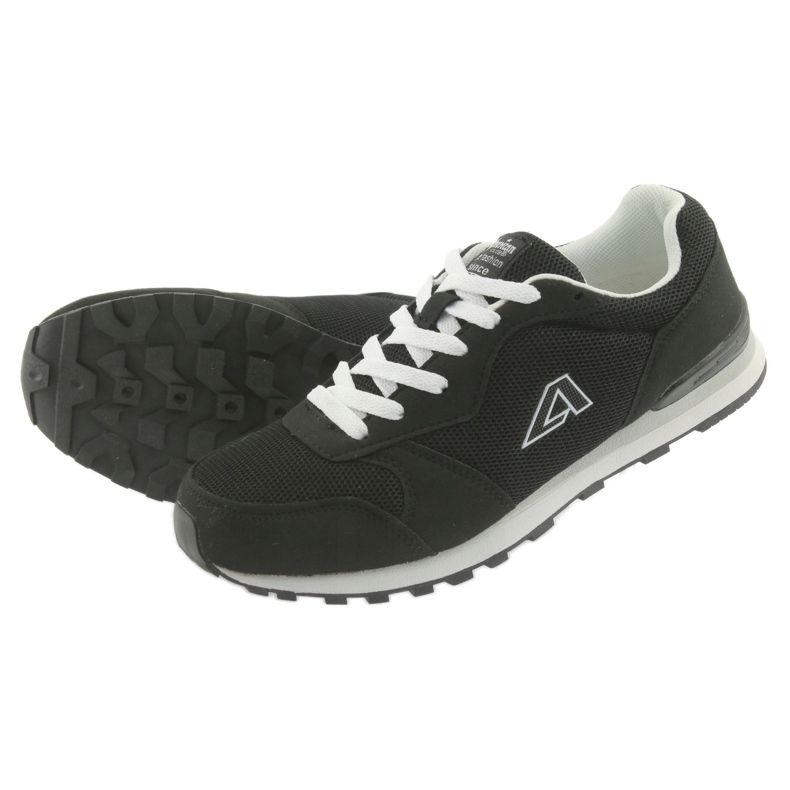 American Club 12 black sports shoes 5