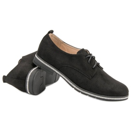 Seastar Black brogues with crystals 1