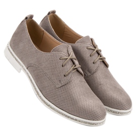 Seastar Gray brogues with crystals grey 1