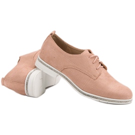 Seastar Powder shoes with crystals pink 1