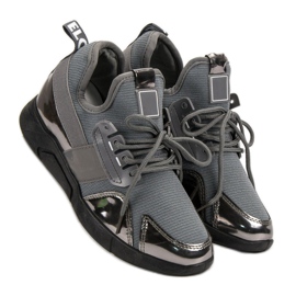 Gray Slip-On Sneakers grey 2