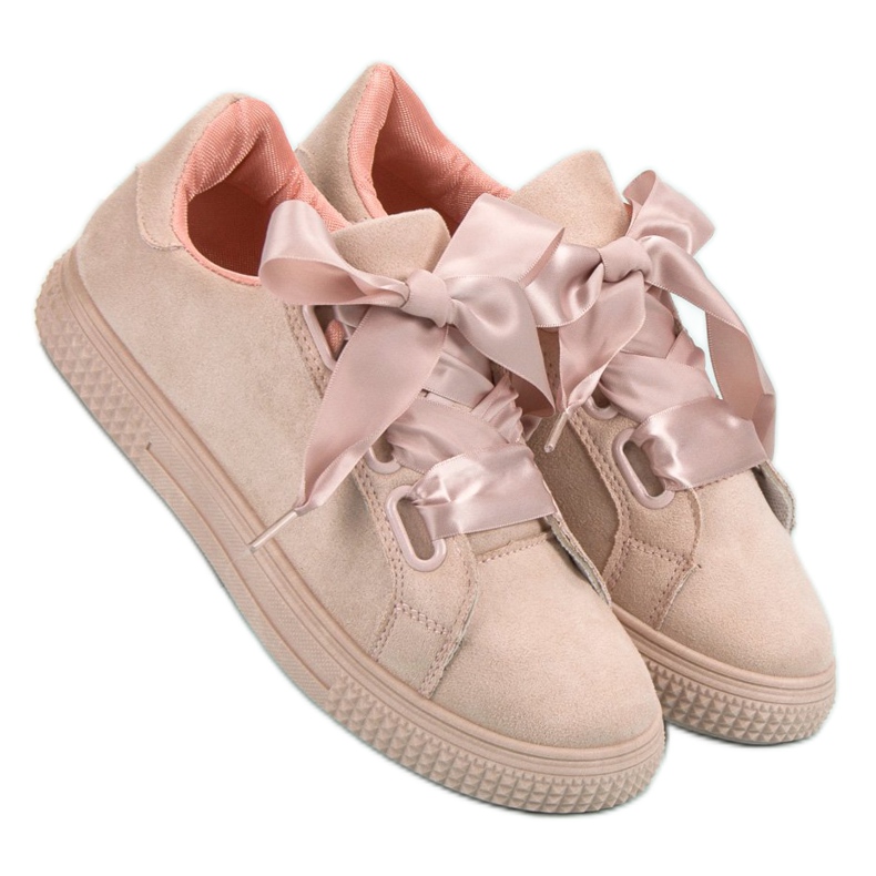 Bella Paris Suede Sports Shoes pink 1