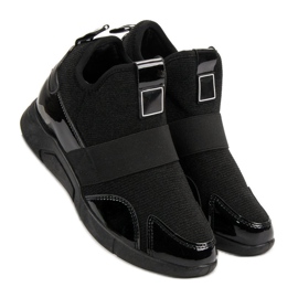 Wedge Slip-On Sneakers black 2