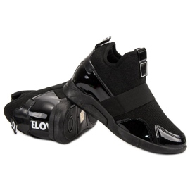 Wedge Slip-On Sneakers black 1