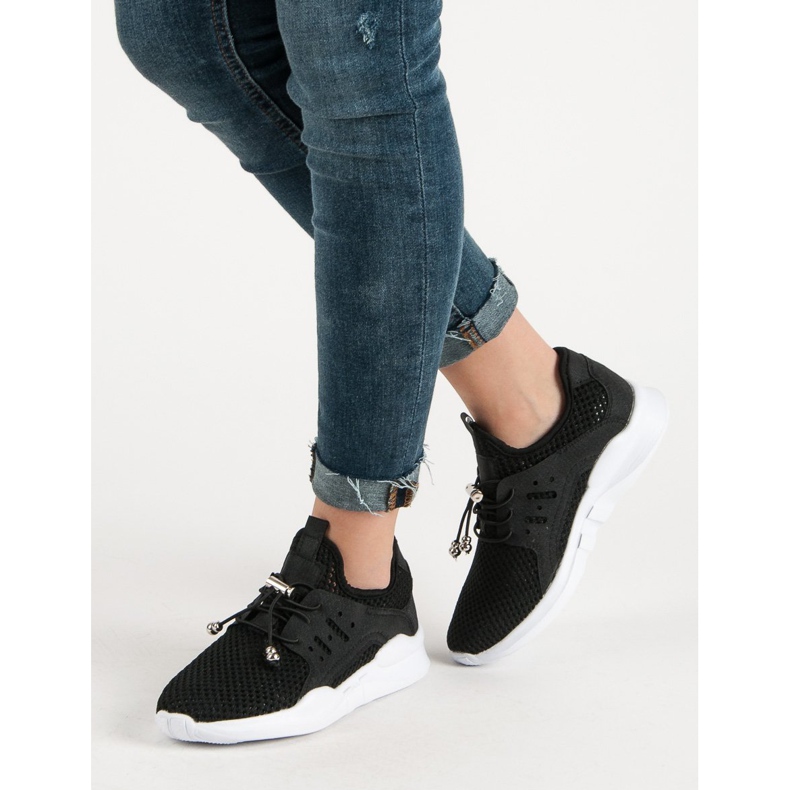 Openwork Sport Shoes black 2 Openwork Sport Shoes black 2