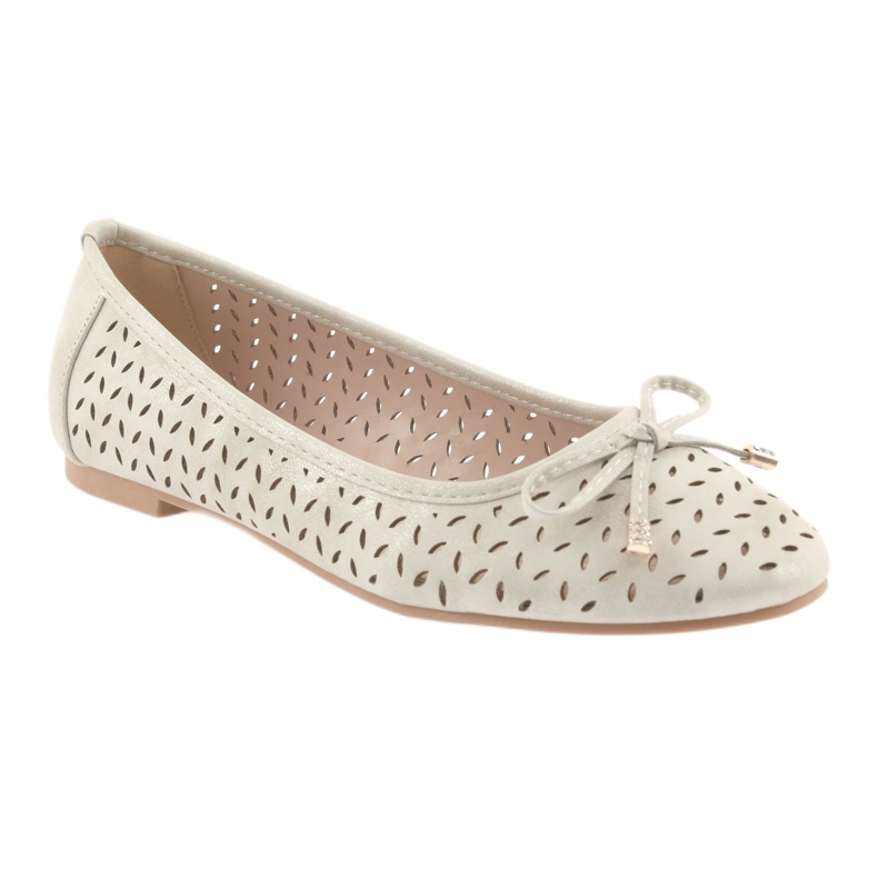 American Club LU13 women's ballerinas light beige 1 American Club LU13 women's ballerinas light beige 1
