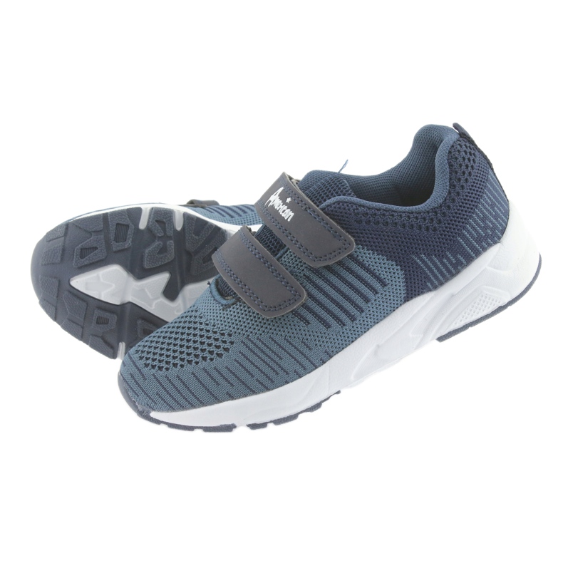 American Club American CA05 navy blue velcro sports shoes 5