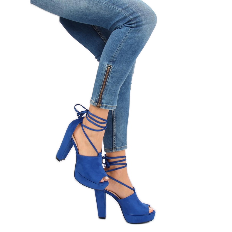 Cobalt sandals LM-058 Blue navy blue 1
