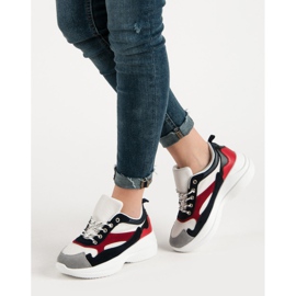 Fashionable Footwear On The Platform white multicolored 2